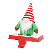 H for Happy&trade; Gnome Christmas Stocking Hanger with Base in Red