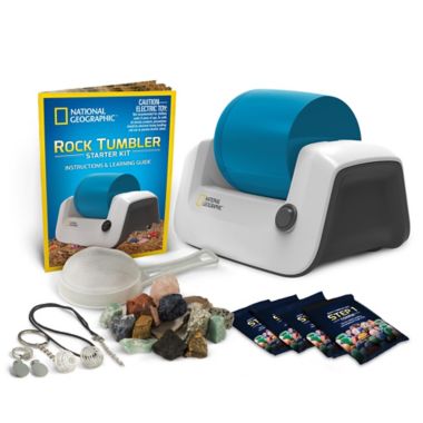 National Geographic&trade; 13-Piece Explorer Series Rock Tumbler Starter Kit. View a larger version of this product image.