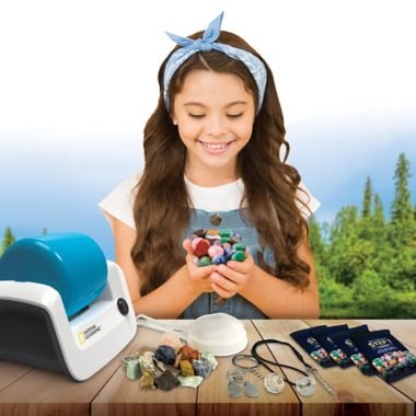 National Geographic&trade; 13-Piece Explorer Series Rock Tumbler Starter Kit. View a larger version of this product image.