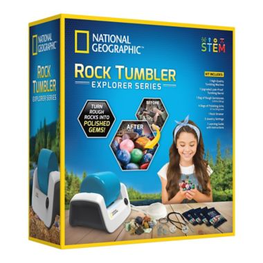 National Geographic&trade; 13-Piece Explorer Series Rock Tumbler Starter Kit. View a larger version of this product image.
