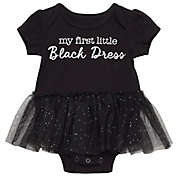 Baby Starters&reg; Newborn Black Dress Bodysuit