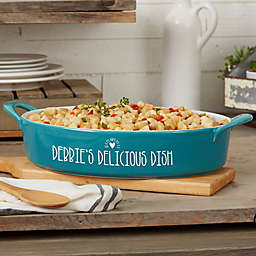 Made With Love Personalized Oval Baking Dish
