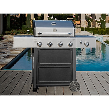 Kenmore PG-40406SOL 4-Burner Gas Grill with Side Burner. View a larger version of this product image.