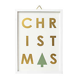 Studio 3B™ 11.8-Inch "Christmas" Holiday Sign in White/Gold