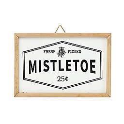 Bee & Willow™ Mistletoe Sign in White/Black