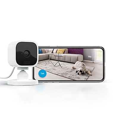 Blink by Amazon 1-Pack Mini Indoor Camera in White. View a larger version of this product image.