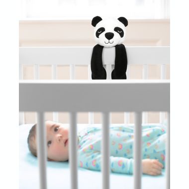 SKIP*HOP&reg; Sloth Cry-Activated Soother White/Black. View a larger version of this product image.