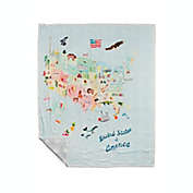 Loulou Lollipop&reg; Oversized USA Muslin Quilt in White