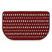 Simply Essential&trade; Stripe Slice 18-Inch x 30-Inch Kitchen Mat in Red