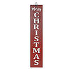 Alternate image 1 for Bee &amp; Willow&trade; 2-Sided Welcome &amp; Merry Christmas Sign in Red/White
