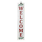 Alternate image 2 for Bee &amp; Willow&trade; 2-Sided Welcome &amp; Merry Christmas Sign in Red/White