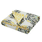Alternate image 4 for Chic Home Mirador 8-Piece Reversible Full/Queen Quilt Set in Yellow