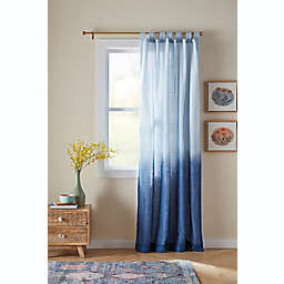 Wild Sage™ Jenna Ombré 108-Inch Sheer Window Curtain Panel in Blue (Single)