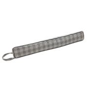 Morgan Home Jumbo Draft Guard in Grey Plaid