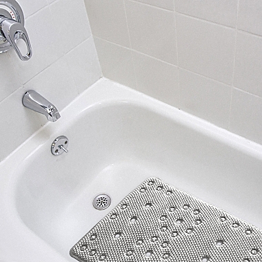 Nestwell&trade; Deluxe Tub Mat in Grey. View a larger version of this product image.