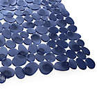 Alternate image 2 for Simply Essential&trade; Rocks 16&quot; x 35&quot; Vinyl Tub Mat in Blue