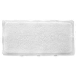Nestwell™ 17" x 30" Woven Loofah Tub Mat in Clear