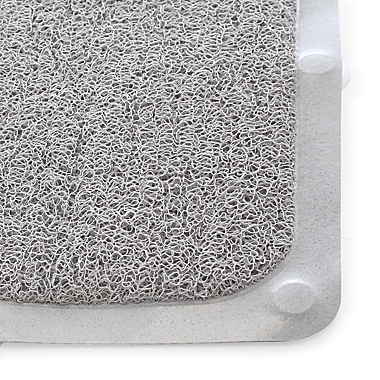 Nestwell&trade; 17&quot; x 30&quot; Woven Loofah Tub Mat in Grey. View a larger version of this product image.