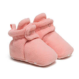 Ro+Me by Robeez Cozy Cynthia Size 12-24M Fleece Booties in Pink