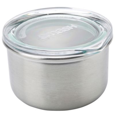 Smash 2 oz. Stainless Steel Mini Pots with Lids (Set of 3)