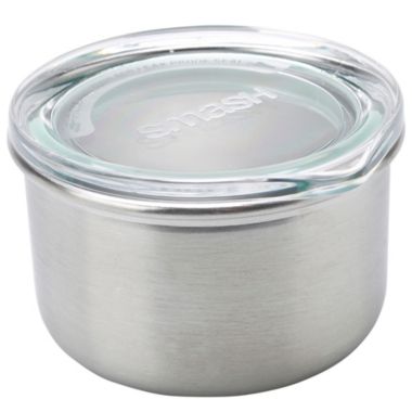 Smash 2 oz. Stainless Steel Mini Pots with Lids (Set of 3). View a larger version of this product image.