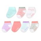 Alternate image 0 for goldbug&trade; Size 2-4T 7-Pack Days of the Week Lowcut Socks in Pink