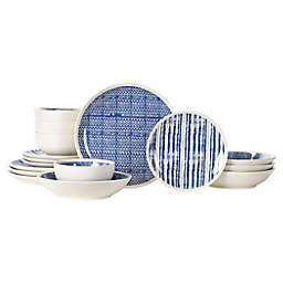 Baum Dalton 16-Piece Dinnerware Set in Blue