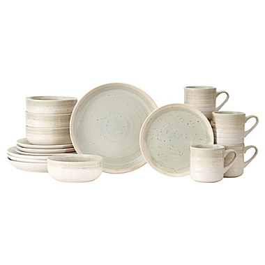 Baum Hearth 16-Piece Dinnerware Set in Seafoam. View a larger version of this product image.