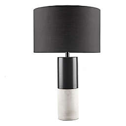 Hampton Hill Fulton Table Lamp with Terylenen Shade in Black