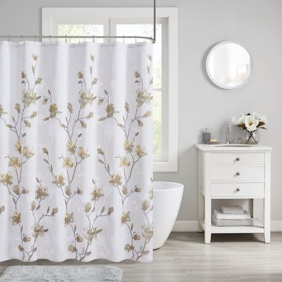 Native Shower Curtain Floral print  Polyester Bathroom Decor Shower Curtain M1. 