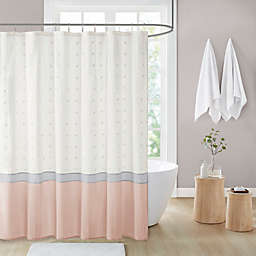 Urban Habitat Myla Cotton Jacquard Shower Curtain