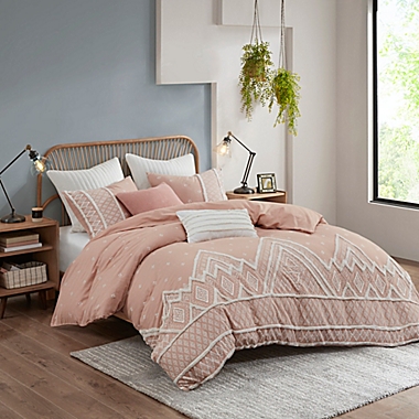 INK+IVY Marta 3-Piece King/California King Comforter Set in Blush. View a larger version of this product image.