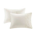 Alternate image 4 for Madison Park Doreen Cotton 4-Piece King/California King Comforter Set in White