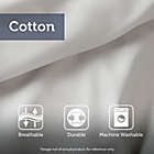 Alternate image 10 for Madison Park Doreen Cotton 3-Piece King/California King Duvet Cover Set in White