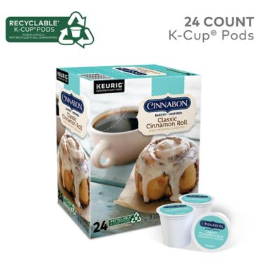 Cinnabon&reg; Classic Cinnamon Roll Coffee Keurig&reg; K-Cup&reg; Pods 24-Count. View a larger version of this product image.