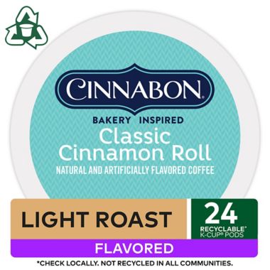 Cinnabon&reg; Classic Cinnamon Roll Coffee Keurig&reg; K-Cup&reg; Pods 24-Count. View a larger version of this product image.