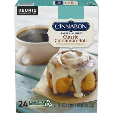 Cinnabon&reg; Classic Cinnamon Roll Coffee Keurig&reg; K-Cup&reg; Pods 24-Count. View a larger version of this product image.