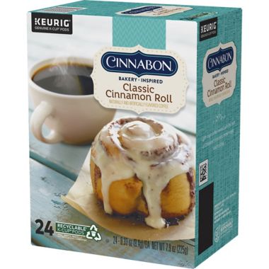 Cinnabon&reg; Classic Cinnamon Roll Coffee Keurig&reg; K-Cup&reg; Pods 24-Count. View a larger version of this product image.