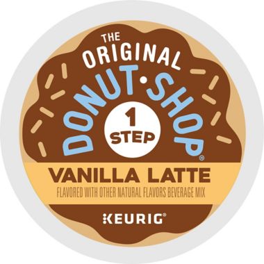 The Original Donut Shop&reg; Vanilla Latte Coffee Keurig&reg; K-Cup&reg; Pods 20-Count. View a larger version of this product image.