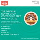 Alternate image 2 for The Original Donut Shop&reg; Vanilla Latte Coffee Keurig&reg; K-Cup&reg; Pods 20-Count