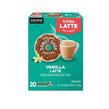 The Original Donut Shop&reg; Vanilla Latte Coffee Keurig&reg; K-Cup&reg; Pods 20-Count. View a larger version of this product image.