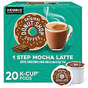 The Original Donut Shop&reg; Mocha Latte Coffee Keurig&reg; K-Cup&reg; Pods 20-Count