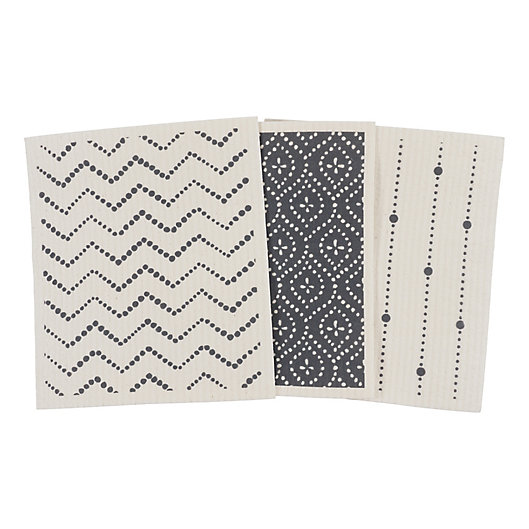 Alternate image 1 for Simply Essential™ Geo Swedish Dish Cloths (Set of 3)