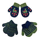 Alternate image 0 for Toby Fairy&trade; Size 12-24M 3-Piece Dino Mittens Set