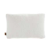 UGG&reg; Teddie Faux Fur Oblong Throw Pillow in Snow