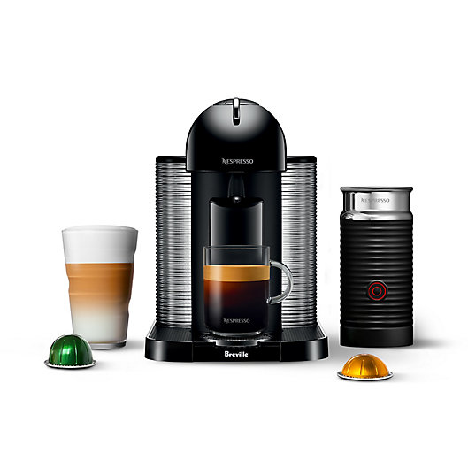 Alternate image 1 for Nespresso® by Breville® VertuoLine Coffee and Espresso Maker Bundle in Black