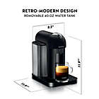 Alternate image 1 for Nespresso&reg; Machine by Breville&reg; Vertuo Coffee and Espresso Maker in Matte Black