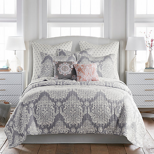 Alternate image 1 for Levtex Home Belhaven 2-Piece Reversible Twin Quilt Set in Grey
