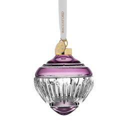 Waterford® Winter Wonders 2.95-Inch Crystal Midnight Frost Christmas Ornament in Lilac