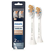 Philips Sonicare&reg; 2-Pack A3 Premium All-in-One Standard Sonic Toothbrush Heads in White
